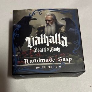Beard & Body Handmade Soap - Black and Blue